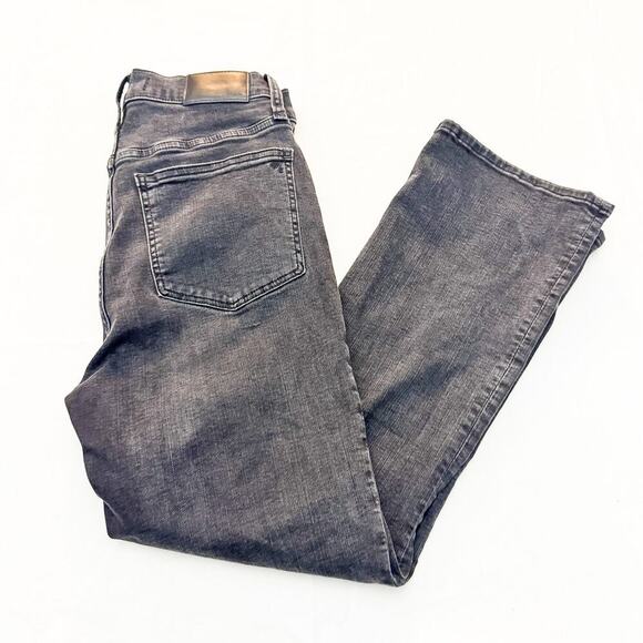 Madewell Cali Demi-Boot Charcoal Wash Button Fly Denim Jeans Size 27 - Picture 9 of 9